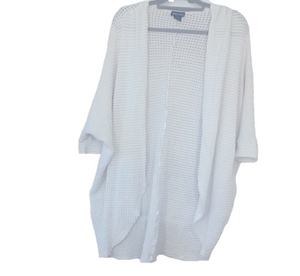 wet seal white knit cardigan sweater